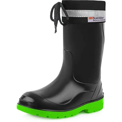 Imagen de Ladeheid EVA Botas de Agua Unisexo Niños Niñas KL050 (Negro, 26 EU)