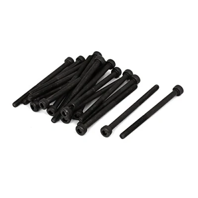 Imagen de sourcing map M3 x 45mm Tornillos de Cabeza Cilíndrica DIN912 aleación acero accionamiento hexagonal interna 20pcs