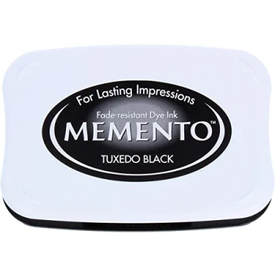 Imagen de Tsukineko ME000900 Almohadilla de tinta, color negro, 9.8 x 6.8 1.8 cm