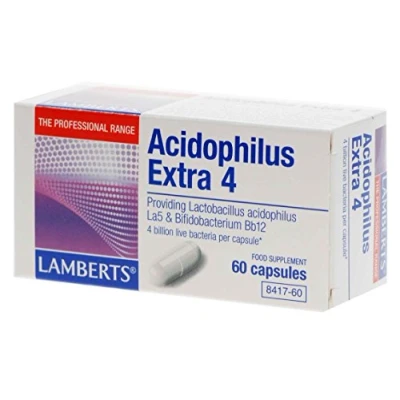Imagen de Lamberts Acidophilus Extra 4 60 Tabletas