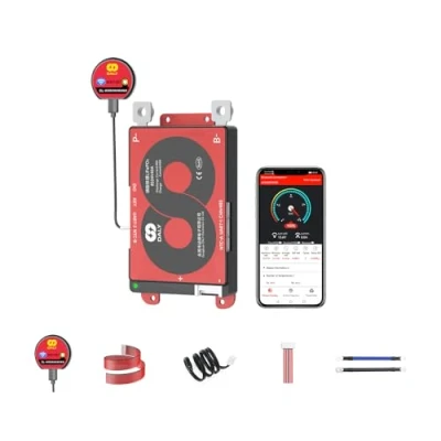 Imagen de DALY Smart BMS 4S 24S 40A a 500A con módulo WiFi y Placa de protección comunicación Can 485 para batería Litio LifePO4 (LifePO4 8S 24V, 40A)