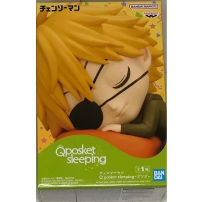 Imagen de Banpresto BP88662P Figura Q Posket Sleeping Denji Chainsaw Man, 7 cm, Multicolor