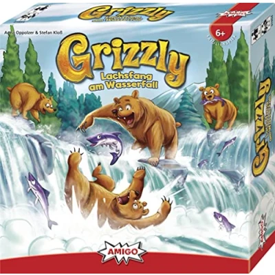 Imagen de Grizzly (Juego): Pesca de salmón en Cascada, Blanco