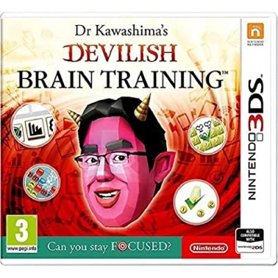Imagen de Nintendo Dr Kawashima&#039;s Devilish Brain Training: Can you stay focused para 3DS