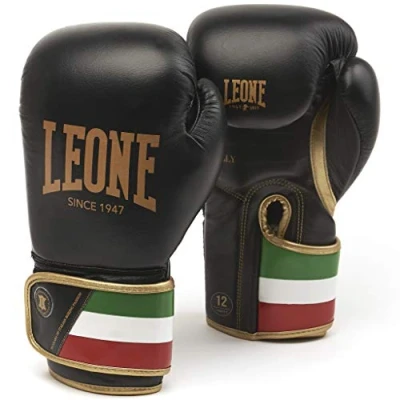 Imagen de LEONE 1947, Guantes De Boxeo, Unisex Adulto, Negro, 10 OZ, GN039