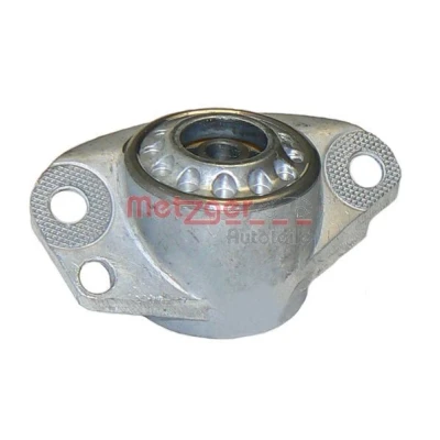 Imagen de METZGER 6490277 Copela de amortiguador Eje trasero izquierda, trasero, derecha Rodamiento no requerido Aluminio SEAT: Ibiza 3, Leon I Hatchback