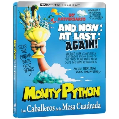 Imagen de Monty Python y los caballeros de la mesa cuadrada (4k UHD + Blu ray) (Ed. Especial metálica) [Blu ray]