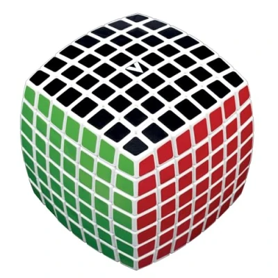 Imagen de V Cube 7 x White Pillow, Professional, Fast, and Smooth, Speed Cube, Puzzle, Fidget Toy