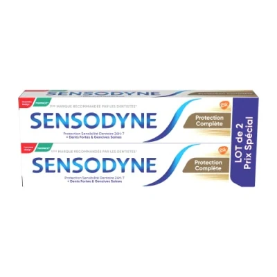 Imagen de Sensodyne dentifrice protection complete 2x75 ml