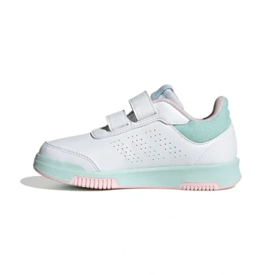 Imagen de adidas Tensaur Hook and Loop Shoes, Zapatillas para Correr Unisex niños, FTWR White Semi Flash Aqua Clear Pink, 36 EU