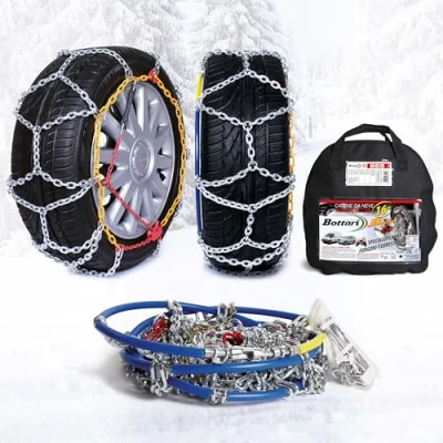 Imagen de Bottari 68012 &quot;Master&quot; Cadenas de nieve 16 mm, Talla 265, Adecuado para 4x4, Jeep, SUVs, microbús, furgonetas, Fáciles y rápidos instalar, TÜV Süd GS ÖNORM V5117