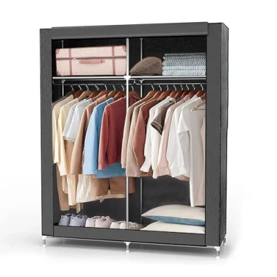Imagen de INTIRILIFE Set de 4 mosquetones 12 kN 1200 kg Negro 8.2 x 4.6 1.5cm Mosquetón Rosca en Forma D, Cierre Giratorio, Gancho para hamacas, Camping, Senderismo, Correa Perro, Llavero
