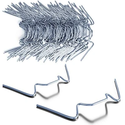 Imagen de Deuba Set de 50 abrazaderas clips sujeción para invernaderos acero inoxidable pinzas fijar 85x30mm placas
