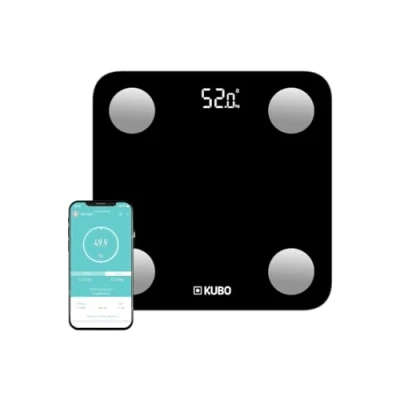 Imagen de Báscula inteligente 13 Análisis Diferentes Registro de Hasta 10 Usuarios Aplicación Compatible con iOS o Android Kubo
