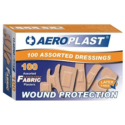 Imagen de Catering aparato superstore cg295 Aeroplast tiritas, Assorted, látex libre (Pack de 100)