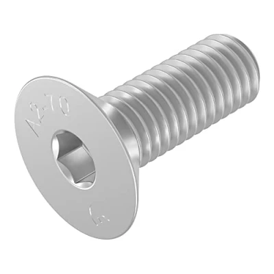 Imagen de Tornillo avellanado SECCARO M6 x 18 mm, acero inoxidable V2A VA A2, DIN 7991 / ISO 10642, hexágono interior, 20 piezas
