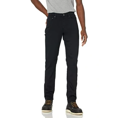 Imagen de Amazon Essentials Pantalón Vaquero Cómodo y Elástico de Ajuste Entallado (Previamente Goodthreads) Hombre, Negro, 30W / 32L