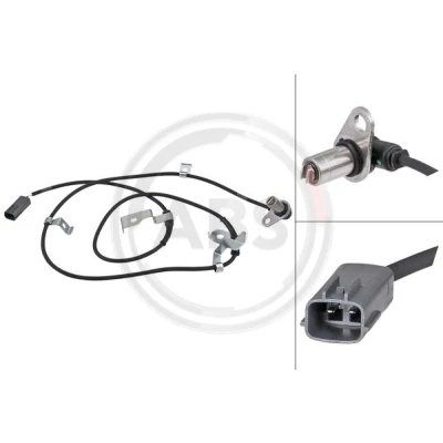 Imagen de A.B.S. 31950 sensor de ABS pasivo 1000 gris FORD: Ranger Mk2
