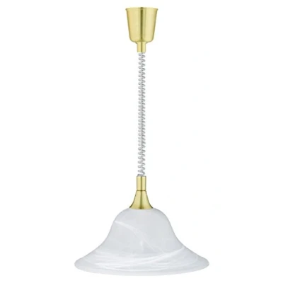 Imagen de Trio Lighting Viola Lámpara Colgante E27, 60 W, Bronce Pulido, B/H/T ca. 39/160/39 cm