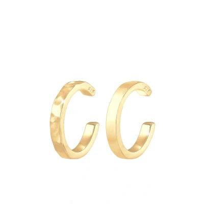 Imagen de Elli 2 PACK Earcuff Basic Pendientes goldcoloured, Mujer, Talla: One Size, Gold coloured
