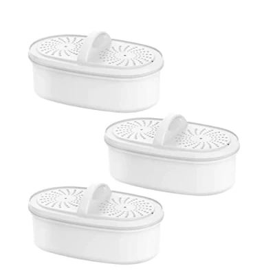 Imagen de Waterdrop WD PF 01A Plus Filtros de Repuesto Certificados por NSF Para Todos los Sistemas Filtración Jarras Agua, Duran Hasta 3 Meses o 757 Litros (Paquete 3)