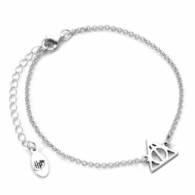 Imagen de Harry Potter Pulsera de Plata ley con dije Reliquias la Muerte, talla única,