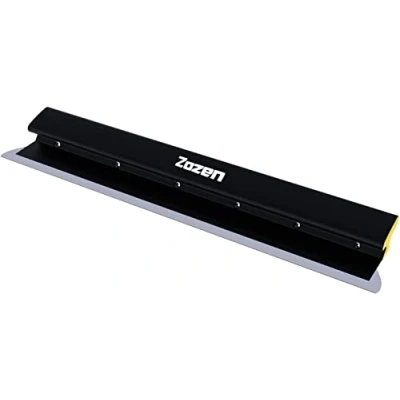 Imagen de cuchilla de raspado pared seca, 60 cm avanzada, hecha aleación aluminio + acero inoxidable europeo, que actúa sobre la placa yeso/pared seca/pared.