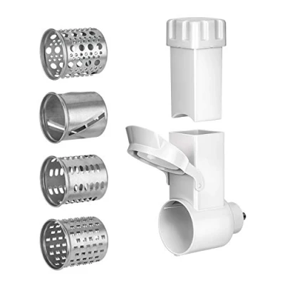 Imagen de Kit De Accesorios Corta Patatas Frutas Verduras 5 Piezas Para Picadora Mmm 03m 07m Mpm a/03m Blanco