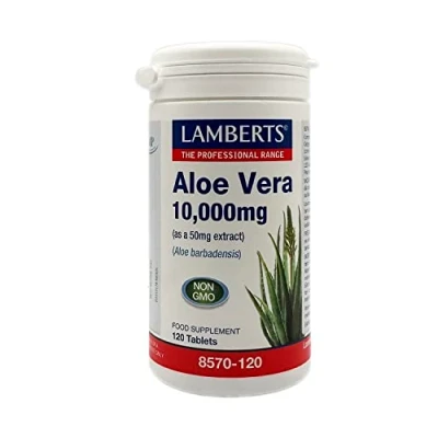 Imagen de Lamberts Aloe Vera 10000mg 120 Tabletas