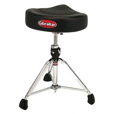 Imagen de Taburete de tambor Gibraltar 9000 Series Sillín Pro 2 Tone, 9608 2T (Diámetro: 40cm, asiento vinilo, bloqueo memoria, husillo ajuste altura, pies goma &#039;Super Foot&#039;)