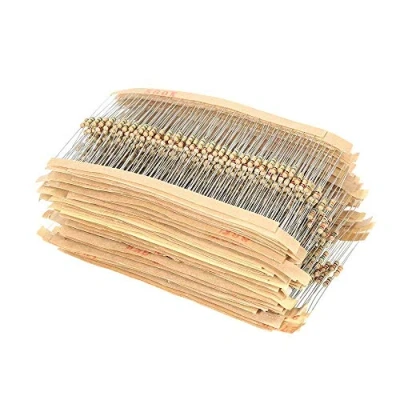 Imagen de ARCELI 1500pcs 75 valores 1 Ohm a 10M / 4W 5% Resistencias de película Carbono Surtido Kit componentes electrónicos