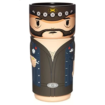 Imagen de CosCups Taza de cerámica Numskull Motorhead Lemmy con funda goma, 400 ml, producto oficial