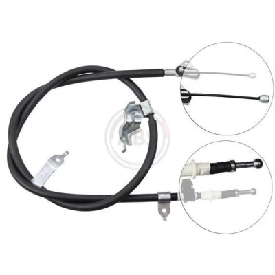Imagen de A.B.S. K16597 Cable de Freno Mano 1642 Discos para dirección izquierda/derecha TOYOTA: Yaris II Hatchback
