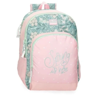 Imagen de ROLL ROAD Spring is here Mochila Escolar Rosa 33x44x17 cms Poliéster 24,68L