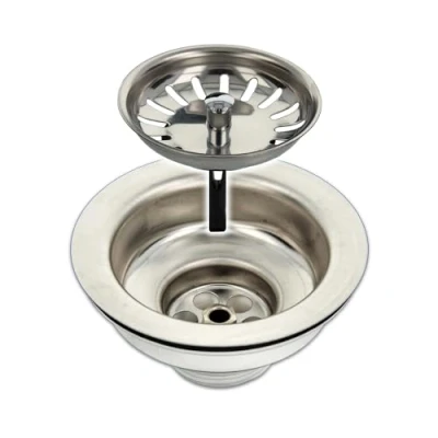 Imagen de tecuro Válvula de desagüe 114 mm diámetro x salida inferior 1 1/2 pulgadas
