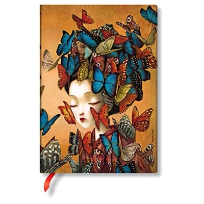 Imagen de Madame Butterfly Midi Unlined Softcover Flexi Journal