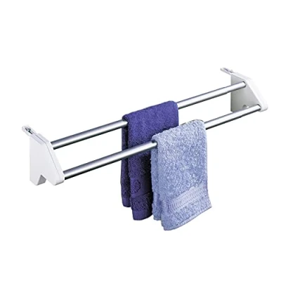 Imagen de Wenko Twin Secador de Ropa para radiadores, Aluminio, 57 cm, Color Gris