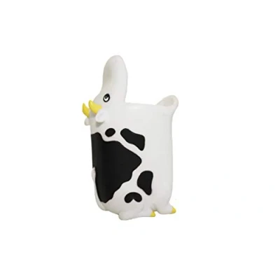 Imagen de Winkee Vaso para cepillo de dientes, diseño animal (vaca)