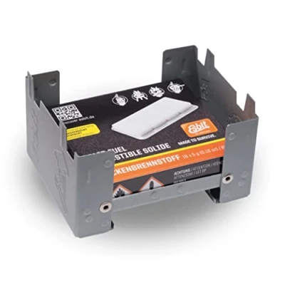 Imagen de Esbit Pocket stove S + 16x5g Solid fuel Tablets Camping