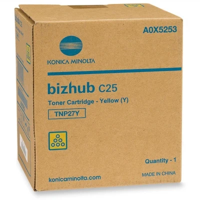 Imagen de Konica Minolta TNP 27Y (A0X5253) toner amarillo (original)