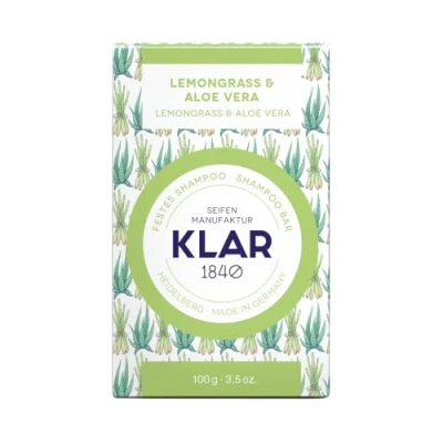 Imagen de Klar Seifen Champú sólido de citronela y aloe vera, 100 g