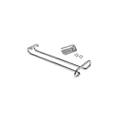 Imagen de EMUCA Soporte para Copas Colgante, Porta Mueble, Bar o estantería de Acero Cromado, 28cm