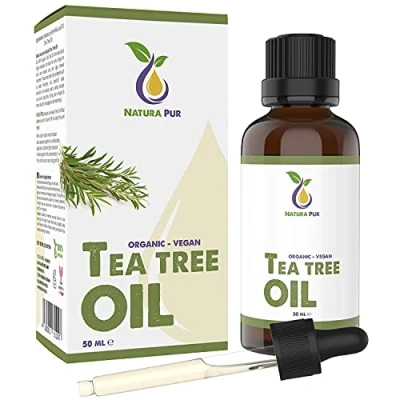 Imagen de Aceite de Árbol Té 50ml con pipeta 100% puro, vegano Tea Tree Oil esencial individual