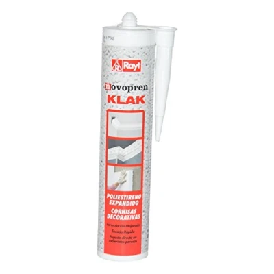 Imagen de RAYT NOVOPREN KLAK 951 13 Adhesivo en cartucho sin disolventes para pegado de poliestireno 300 ml