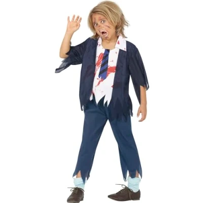 Imagen de FIESTAS GUIRCA ZOMBIE ADOLESCENTE disfraz de halloween infantil edad 7 9 años