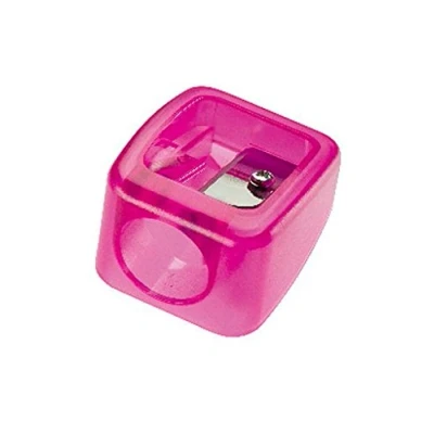 Imagen de Sacapuntas mor plastico para ceras gruesas de 17mm 1 uso colores surtidos Unitario