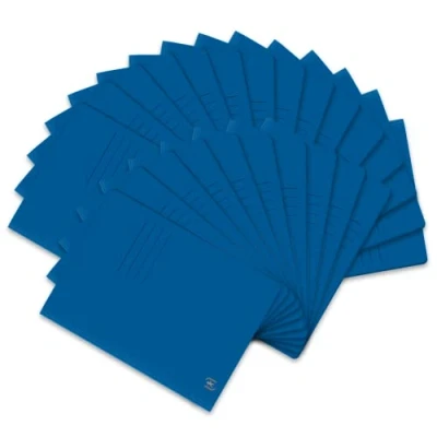Imagen de Oxford 400116200 Top File Carpetas de encuadernación (25 unidades, 390 g, extrafuertes), color azul DIN A4