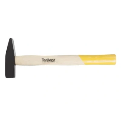 Imagen de Toolland Martillo del ingeniero, cabeza de acero 500 g, mango madera, para todas las tareas en la casa y sus alrededores