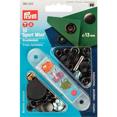 Imagen de Prym 390502 1 Non Sew Press Fastener, Metal, Bronze, 13 mm