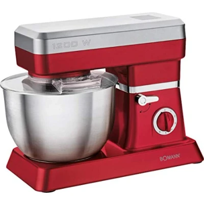 Imagen de Robot de repostería Amasadora pan amasador profesional multifunción Bomann KM 398 CB XXL 1200 W Titanio